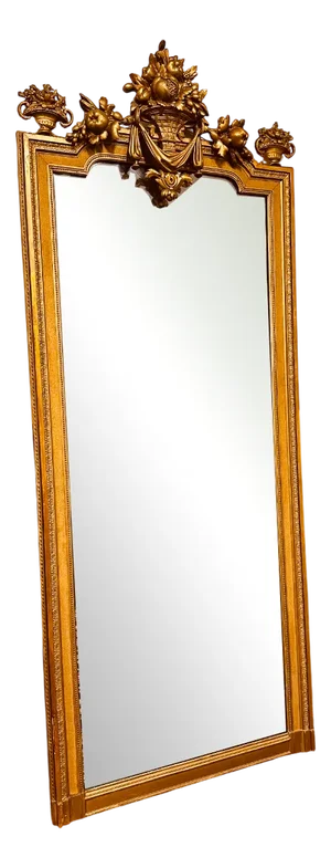 Antique English Gilt Mirror