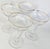 Mid 20th Century Gold Rimmed Ridged Hollywood Regency Champagne Coupes- Set of Four For Sale - Image 6 of 12