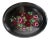 Antique Tole Metal Hand-Painted Rose Tray For Sale