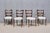 Mid-Century Modern Mahogany and Chenille Dining Chairs by Paolo Buffa, Italy, 1940s, Set of 8 For Sale - Image 3 of 17