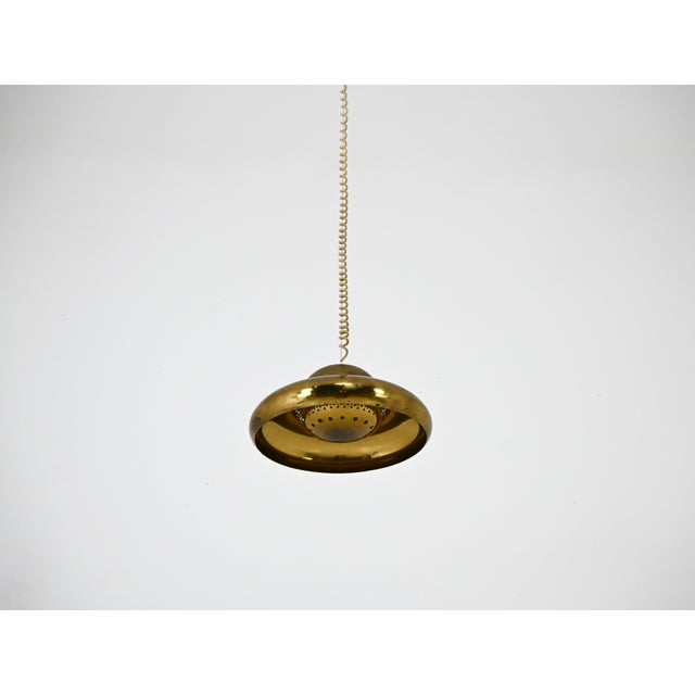 1960s Brass Hanging Lamps by Afra & Tobia Scarpa for Flos, 1960s, Set of 2 For Sale - Image 5 of 15
