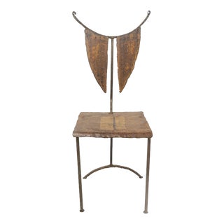 Sculptural Chair by Jean-Jacques Argueyrolles, France, 1990s For Sale