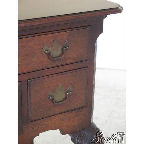 Colonial Edison Institute Henry Ford Chippendale Mahogany Lowboy For Sale In Philadelphia - Image 6 of 9