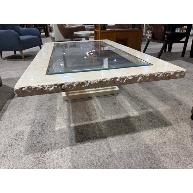 Casa Bique Casa Bique Tessellated Stone Coffee Table For Sale - Image 4 of 7