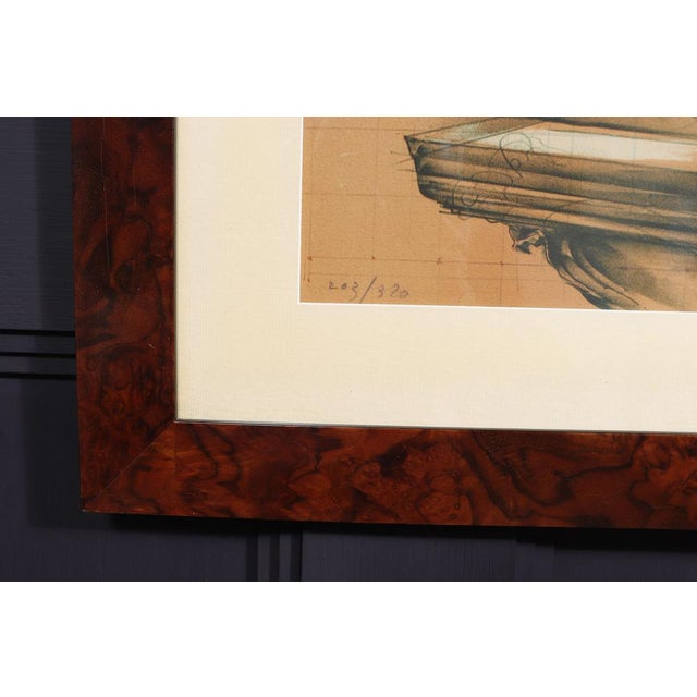 Claude Weisbuch, Surrealist Scene, 1972, Lithograph, Framed For Sale - Image 10 of 17