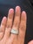 2020s 1.60 Carat Baguette and Round Cut Diamond Band 14 Karat White Gold, Size 8 For Sale - Image 5 of 5