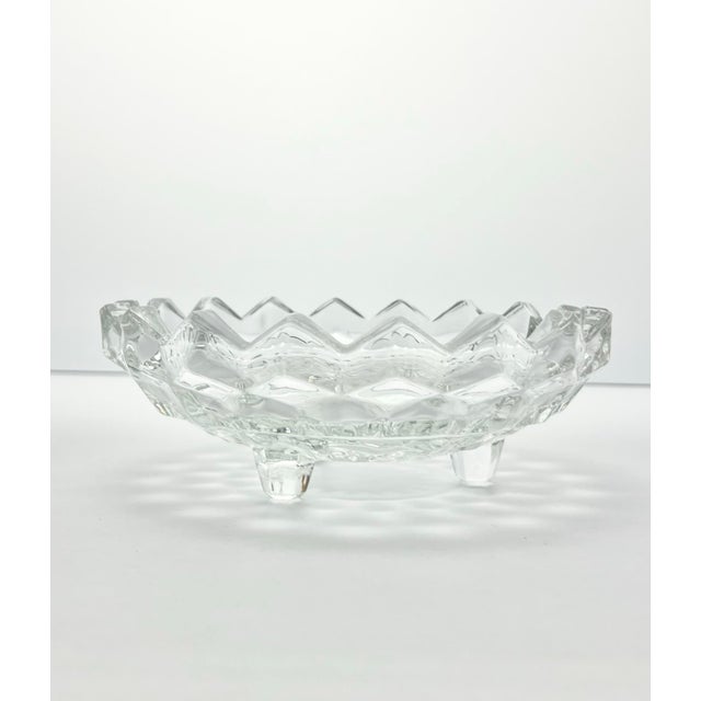 Fostoria 1960s Fostoria “American” Glass Dinnerware Serving Hostess Set - 7 Pieces For Sale - Image 4 of 12