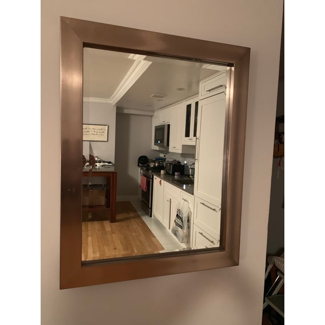 Contemporary Vintage Modern Mirror For Sale - Image 3 of 4