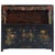 Black Vintage Black Lacquered Display Cabinet For Sale - Image 8 of 8