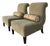 Barbara Barry for Baker Slipper Chairs - A Pair For Sale
