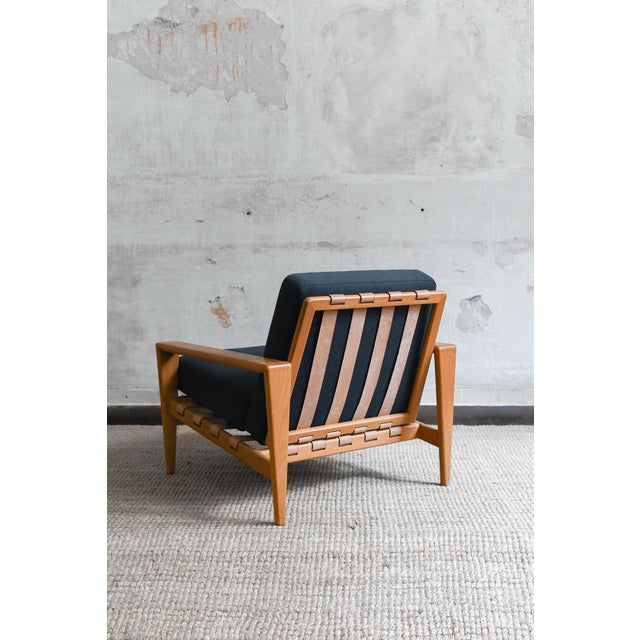 Set of Bodo Armchairs in Swedish Oak from Svante Skogh, 1950s For Sale - Image 3 of 5