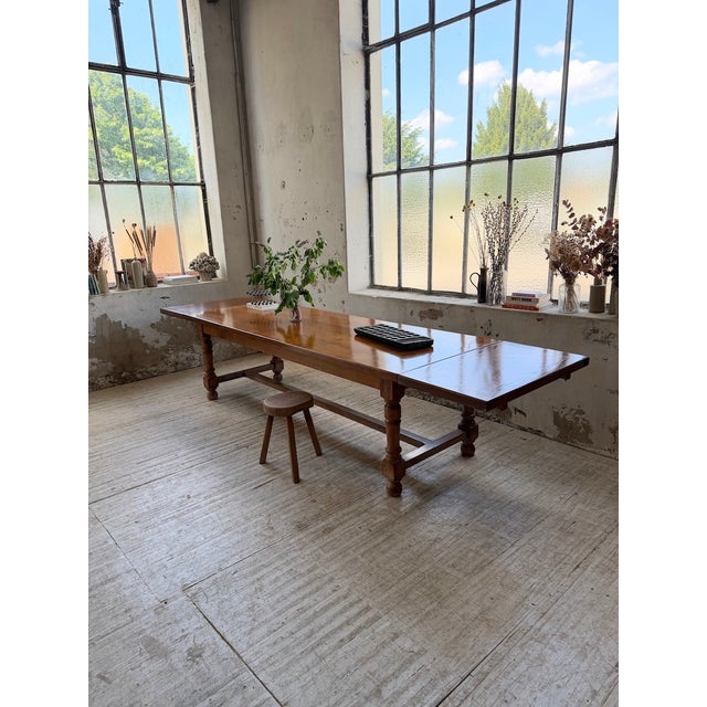 Wood Drapers Walnut Dining Table, 1900 For Sale - Image 7 of 18