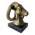 Vintage Mid Century Bronze Ram on Marble Base For Sale