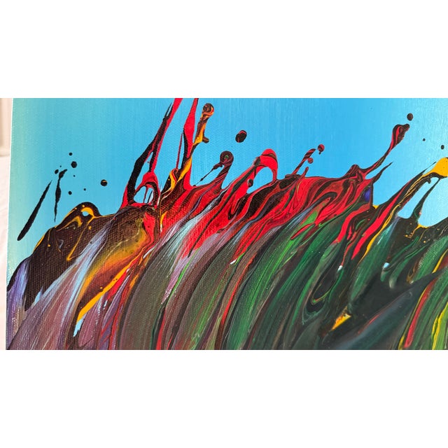 Large Vincent Golshani Contemporary Coastal Abstract Painting For Sale In Savannah - Image 6 of 7
