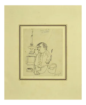 Figure - Original Pen on Paper by Alfredo Mezio - 1930 1930