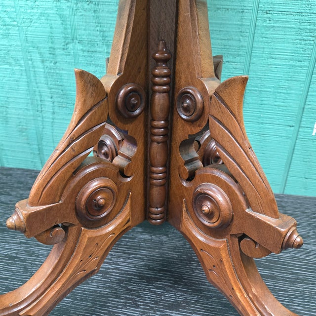 This stool is truly unique. From its solid wood design to the intricate embellishments on its legs, the piece was made to...