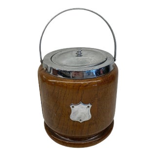 1920s English Biscuit Barrel For Sale