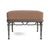 Brown Jordan Brown Jordan Calcutta Ottoman, Mica frame with Fusion Clay fabric For Sale - Image 4 of 11