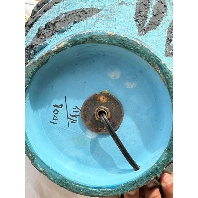 Metal Vintage Italian Mid-Century Modern Leaves Lamp For Sale - Image 7 of 12