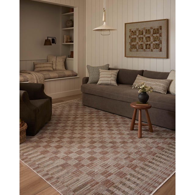 The Cali Collection by Amber Lewis x Loloi is a light-toned area rug with a casual geometric pattern that lends a neutral...