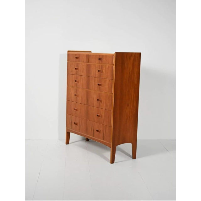 Scandinavian Semainier Chest of Drawers from Treman Mobelfabrik, Sweden, 1960s, in None conditions. Designed 1960 to 1969