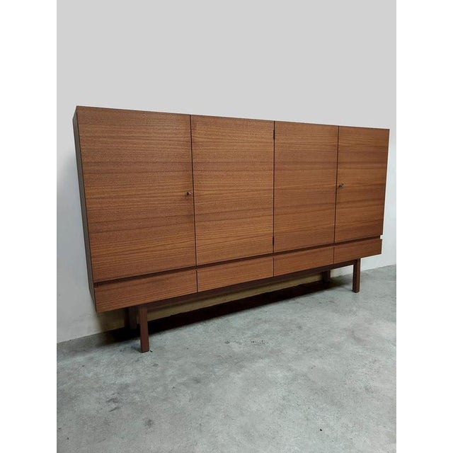 Large Vintage Danish Teak Cabinet For Sale - Image 3 of 7