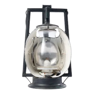 Antique 1900s Dietz Acme Large Inspector Lamp Railroad Lantern, New York