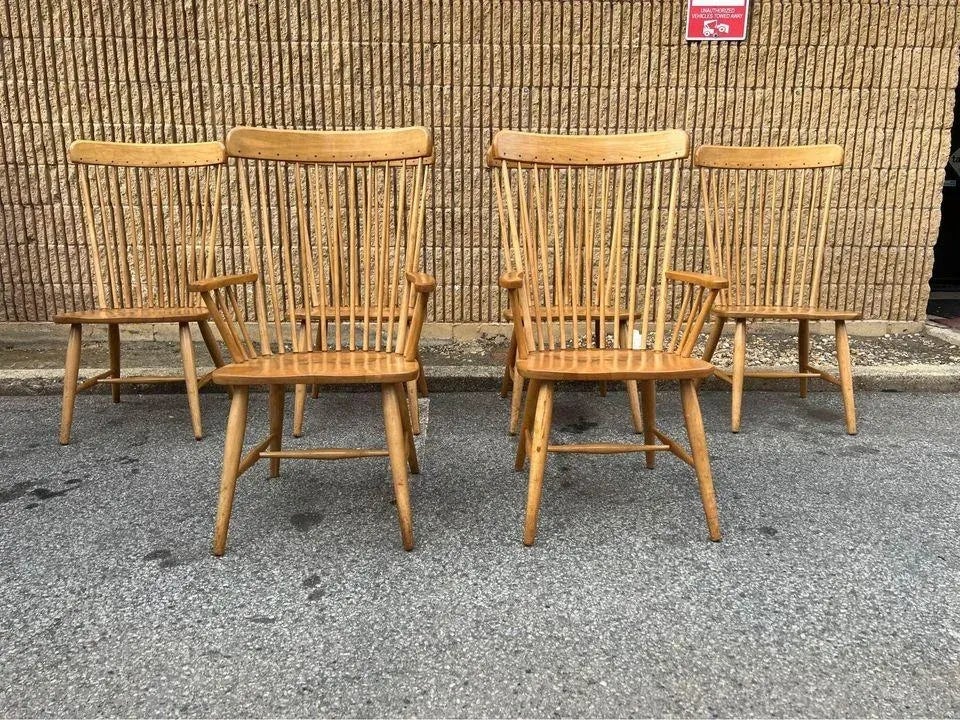 Late 20th Century Vintage Richardson Brothers Spindle Back Dining