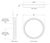 White Thomas O'Brien for Visual Comfort Signature Tricia 30" Illuminated Round Mirror in Matte White and Gild For Sale - Image 8 of 10