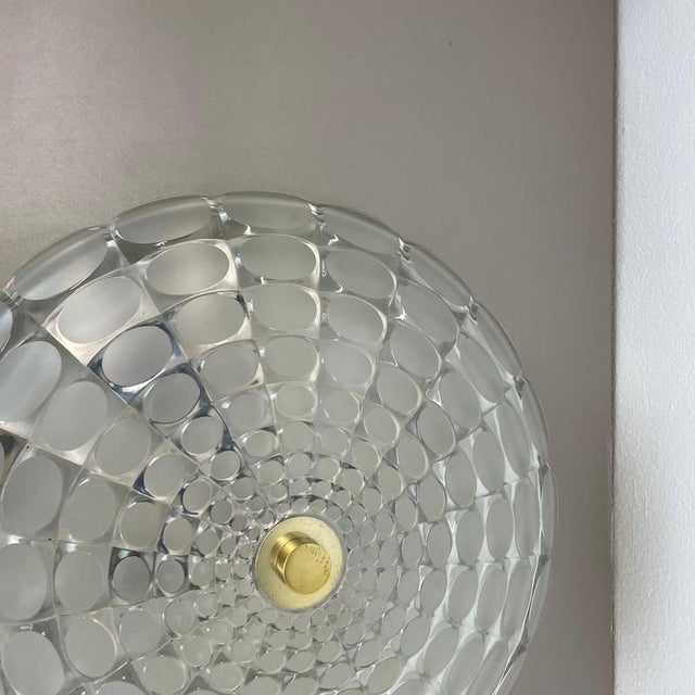 Glass Wall Light attributed to Peill and Putzler, Germany, 1970s For Sale - Image 3 of 18