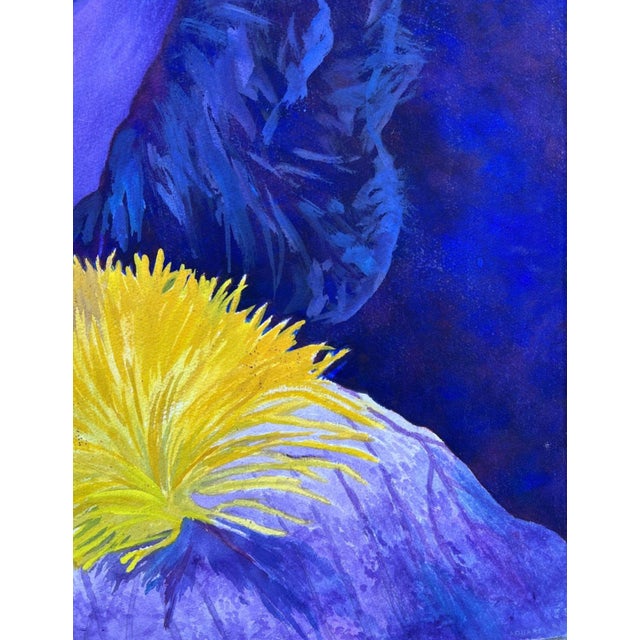 1980s Watercolor, Double-Sided, Floral Still LIfe, Signed by Florence Strauss For Sale - Image 12 of 18