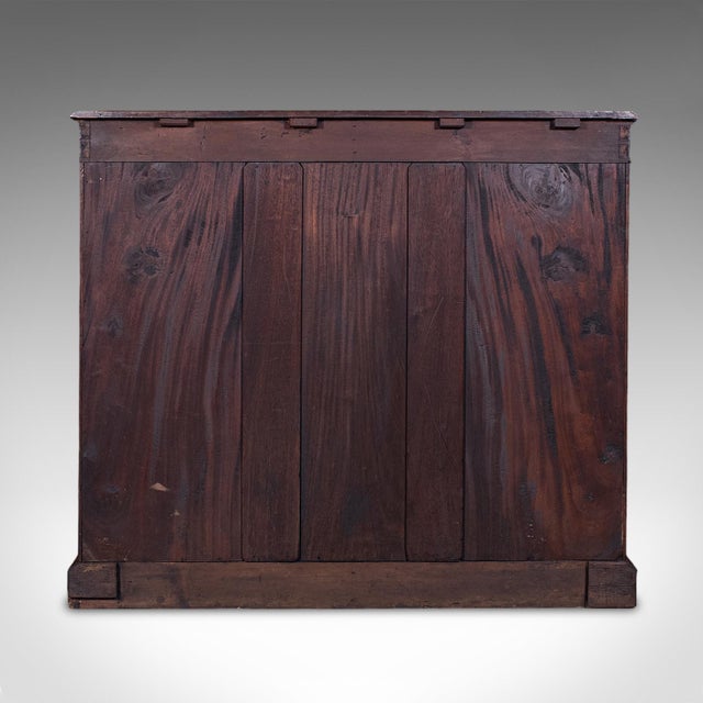 Early 19th Century Antique Morning Room Book Cabinet, English Walnut Mirror Front Bookcase, Regency For Sale - Image 5 of 12