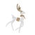 Contemporary Glass Deer Ornaments (Set of 6) For Sale - Image 3 of 5