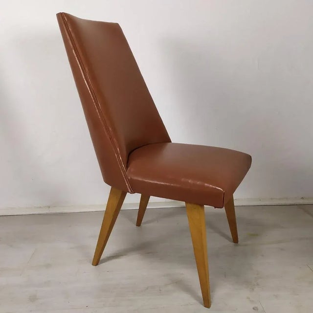 Leatherette Chairs, Set of 8 For Sale - Image 12 of 18