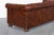 Vintage Brown Leather Chesterfield Sofa For Sale - Image 12 of 13