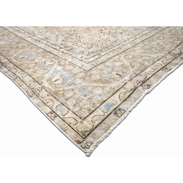 Transitional 1960s Persian Kerman Rug For Sale - Image 3 of 6