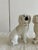 Chinoiserie Antique 19th Century English Pair of Staffordshire Poodles For Sale - Image 3 of 12