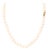 Akoya Pearl Necklace 14k Yellow Gold Certified For Sale