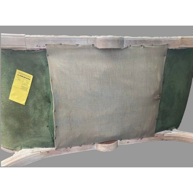 Vintage French Style Decorative Carved Boudoir Window Bench, Mid 20th Century For Sale - Image 6 of 10