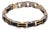 Men's Fashion Icon Silver & Black Bracelet For Sale