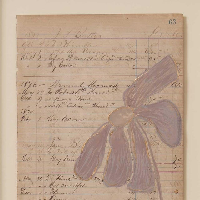 Contemporary Floral Study v by Afsoon Thayer For Sale - Image 3 of 10