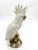 Ethan Allen Vintage Ethan Allen Italian Porcelain White Cockatoo Bird Sculpture, 16" For Sale - Image 4 of 8