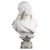 Sculpture Bust of a Woman in White Carrara Marble by Adolfo Cipriani, 1900s For Sale - Image 9 of 9