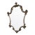 Vintage Silver Leaf Wood Framed Wall Mirror For Sale