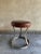 Industrial Leather and Steel Stool For Sale - Image 4 of 12