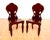 Set of Regency Mahogany Hall Chairs, 1810 For Sale - Image 11 of 18