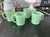 Vintage Fire King Jadeite Mugs Set of 4 For Sale - Image 4 of 10