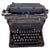 Black 1940s Underwood Vintage Manual Typewriter For Sale - Image 8 of 8