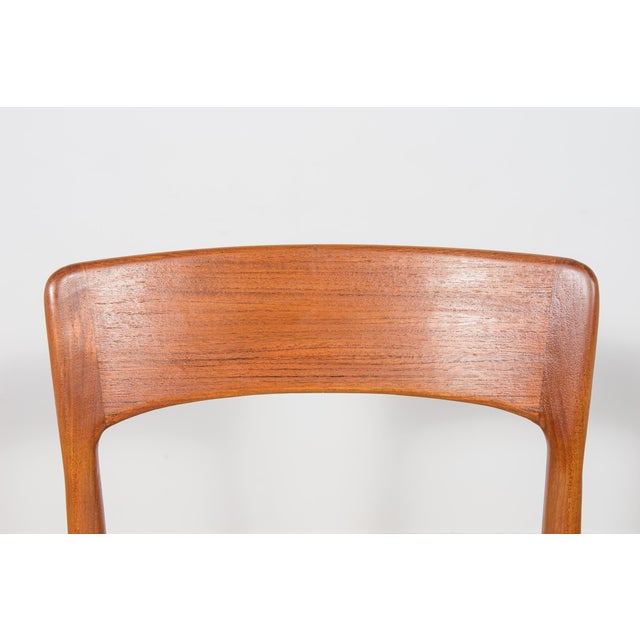 Mid-Century Modern Teak Model 26 Dining Chairs by Henry Kjærnulf for Korup Stolefabrik, Denmark, 1960s, Set of 6 For Sale - Image 16 of 18