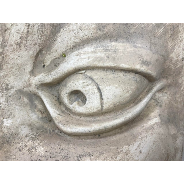 Mid Century Vintage Plaster Figural Wall Sculpture For Sale - Image 4 of 9